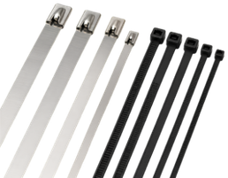 Industrial Cable Ties (Stainless Steel & Nylon 6.6)